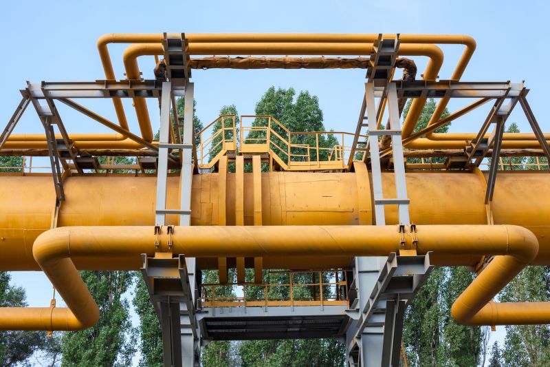 Gas Line Capping detail